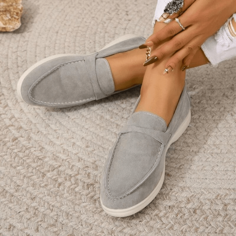 Drune | Stilvolle Wildleder Loafers Damen Schuhe
