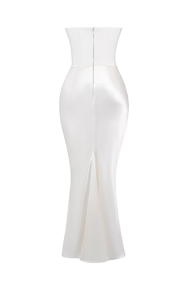 Drune | Trägerloses Korsett Maxi Kleid