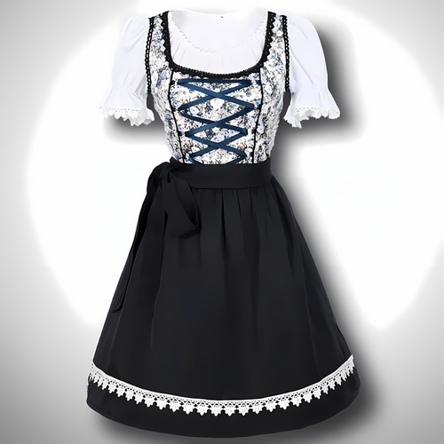 Drune | Bequem Traditionelles Trachtenkleid Mit Schürze Und Bluse