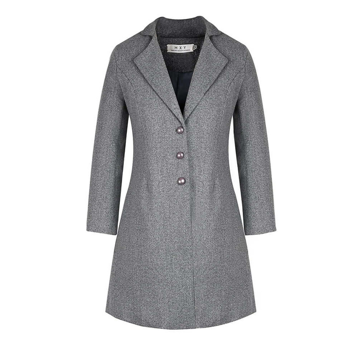 Drune | Damen Schwarz Trenchcoat Übergangs Jacke