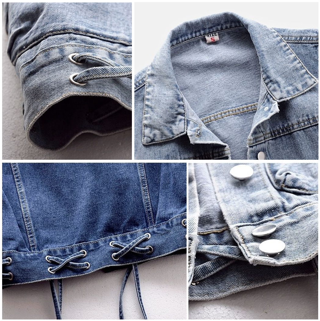 Drune - Klassische Denim Jeansweste