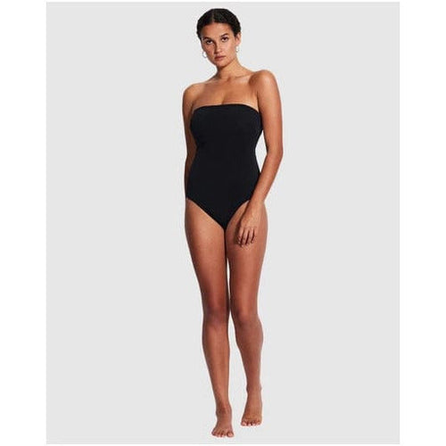 Drune | Sea Dive Bandeau Bademode Schwarz