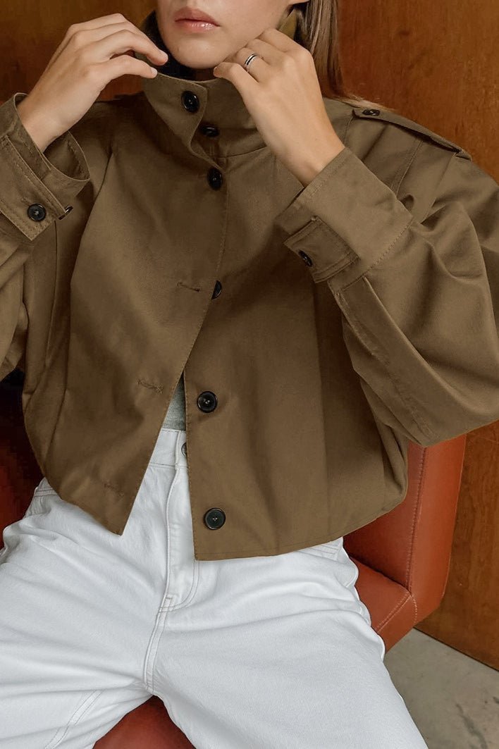 Drune | Faltenkragenjacke
