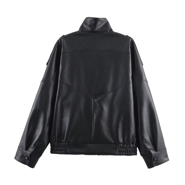 Drune | Asymmetrische Lederjacke