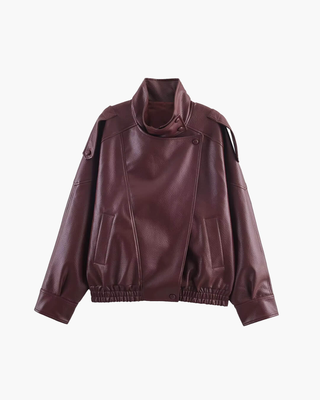 Drune | Asymmetrische Lederjacke