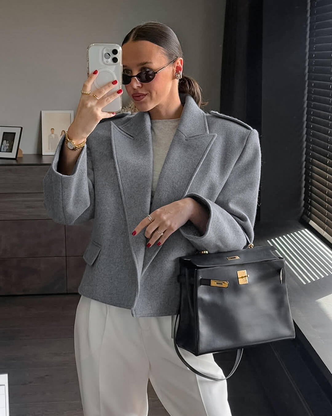 Drune | Blazer mit Schulterpolstern