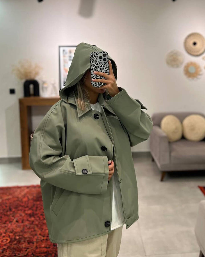 Drune | Kapuzen-Windbreaker-Jacke