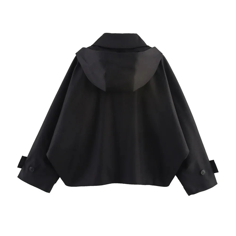 Drune | Kapuzen-Windbreaker-Jacke