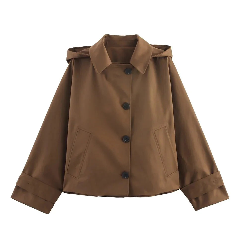 Drune | Kapuzen-Windbreaker-Jacke