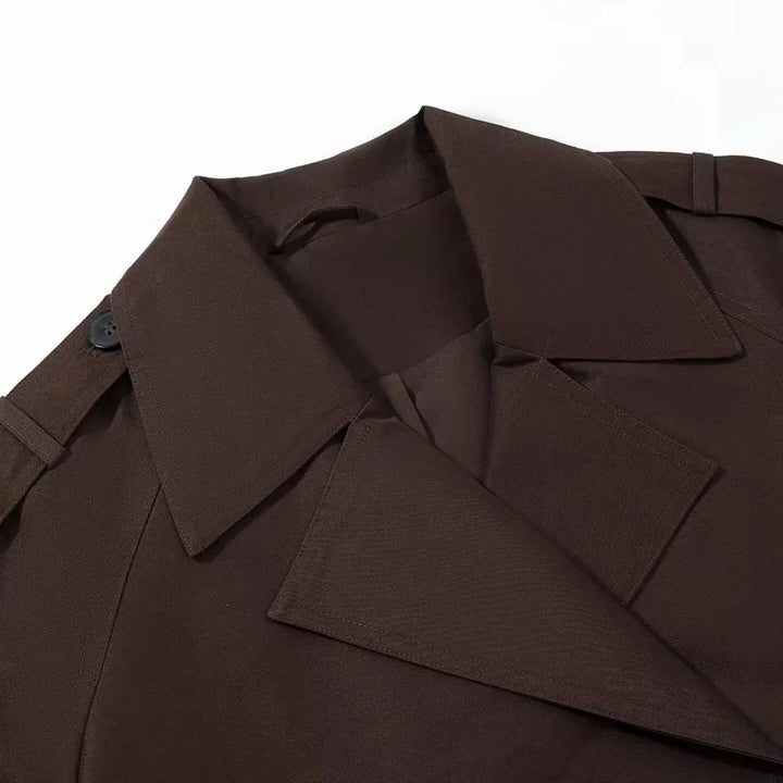 Drune | Cropped Trenchcoat