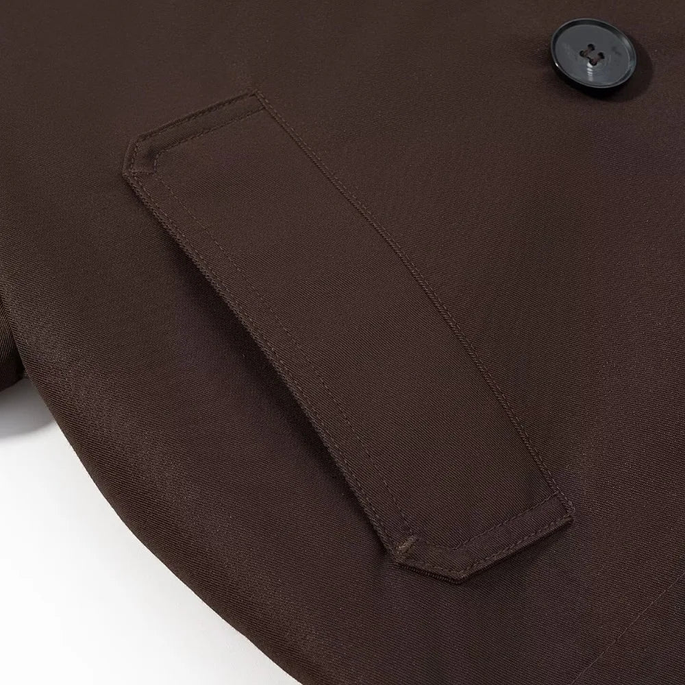 Drune | Cropped Trenchcoat