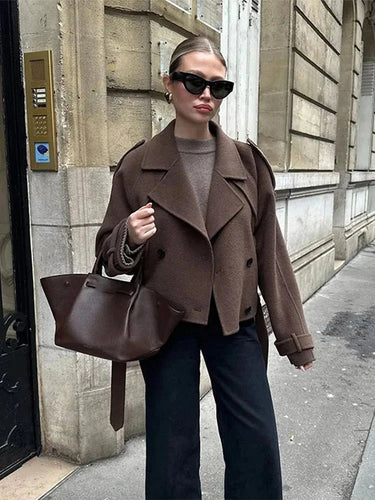 Drune | Schnürtrenchcoat