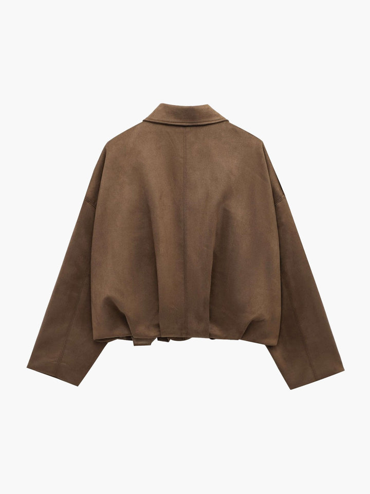 Drune | Wildleder Bomberjacke