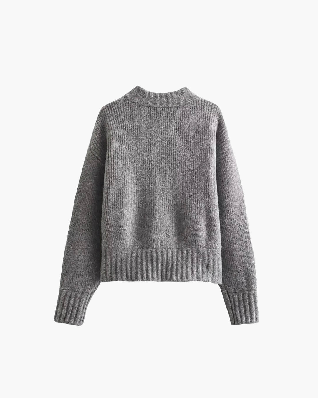 Drune | Cardigan Vintage Strickjacke mit Reißverschluss