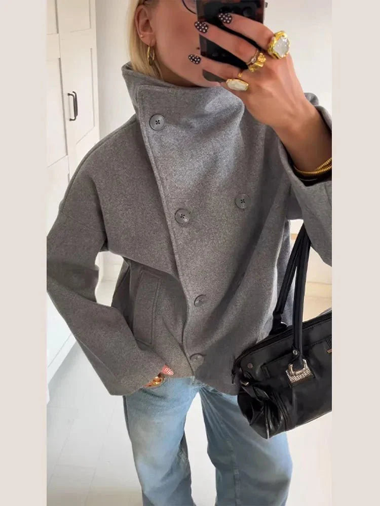 Drune | Jacke mit Stehkragen