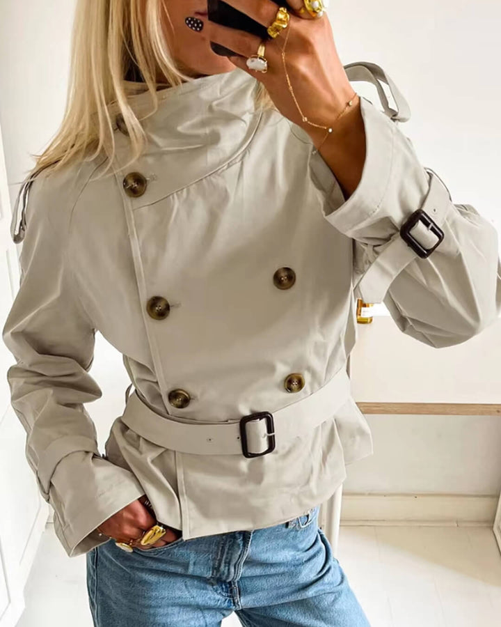 Drune | Cropped Trenchcoat