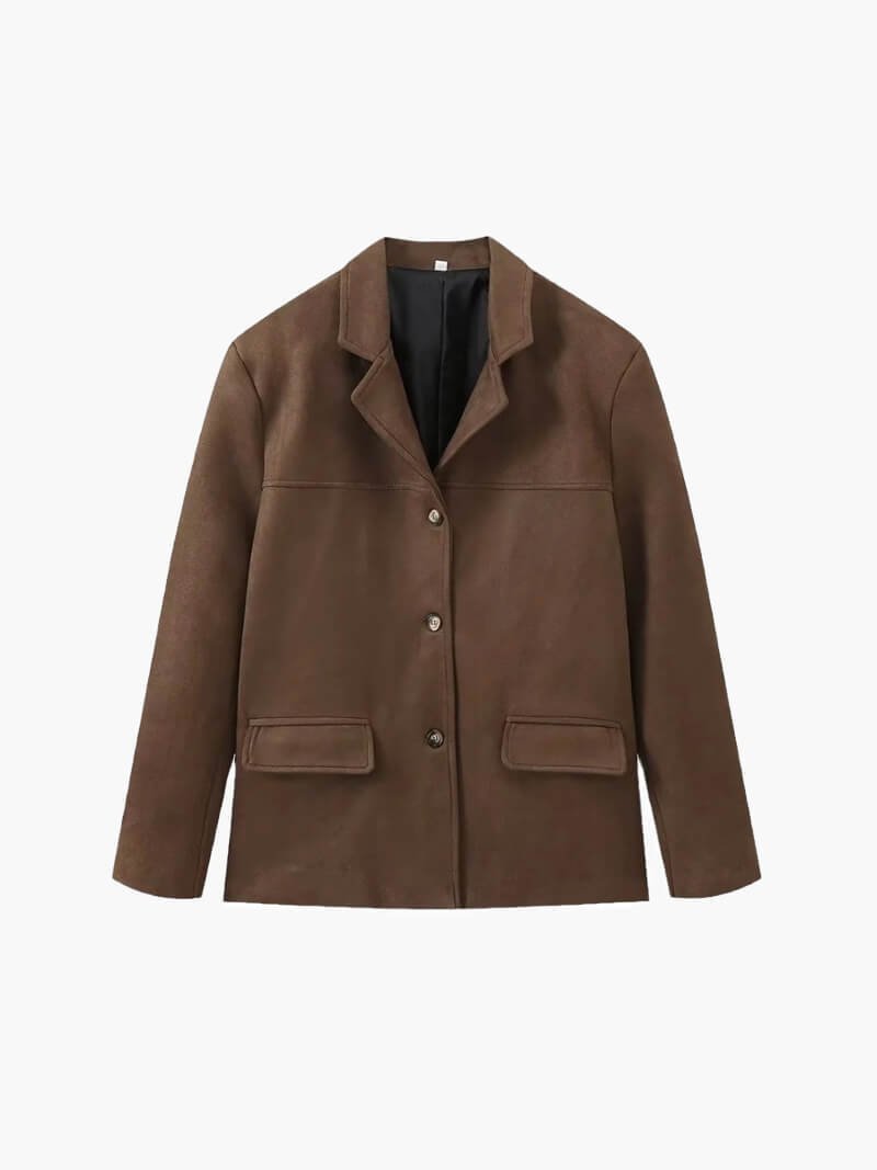 Drune | Faux-Suede-Blazer