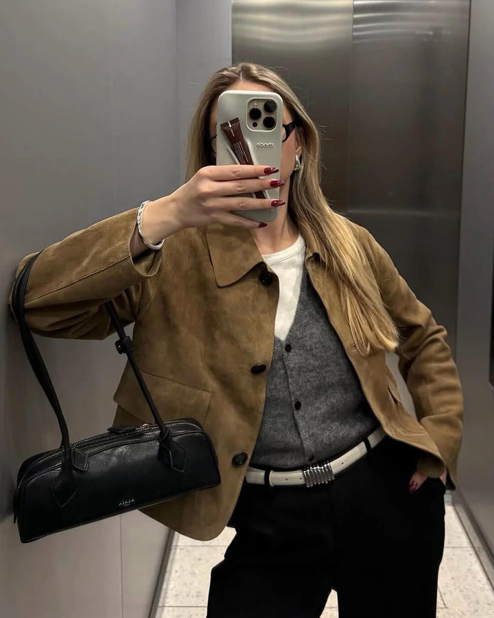 Drune | Wildleder Blazerjacke