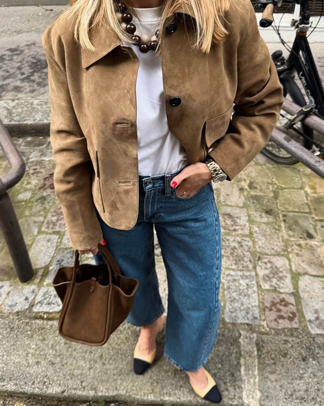 Drune | Wildleder Blazerjacke