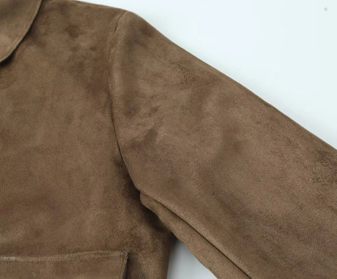 Drune | Wildleder Blazerjacke