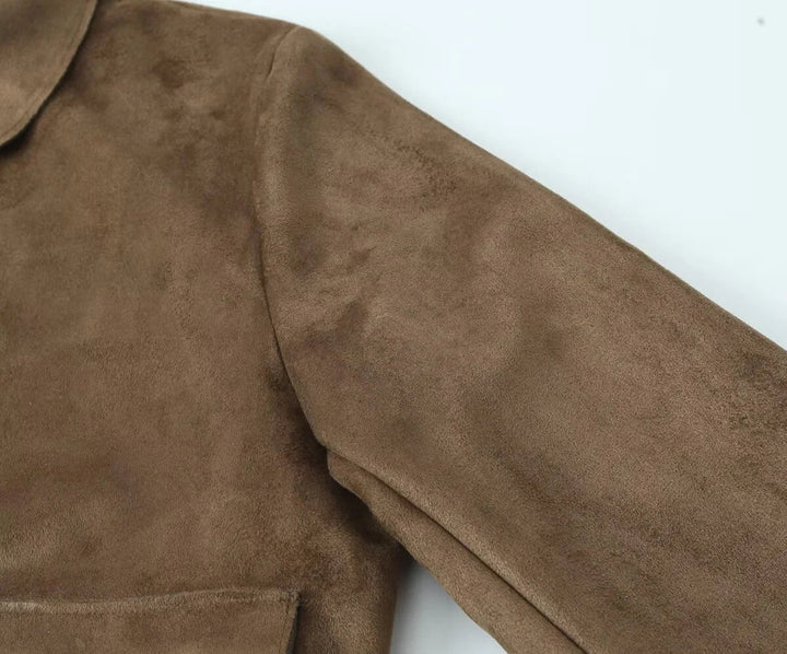 Drune | Wildleder Blazerjacke