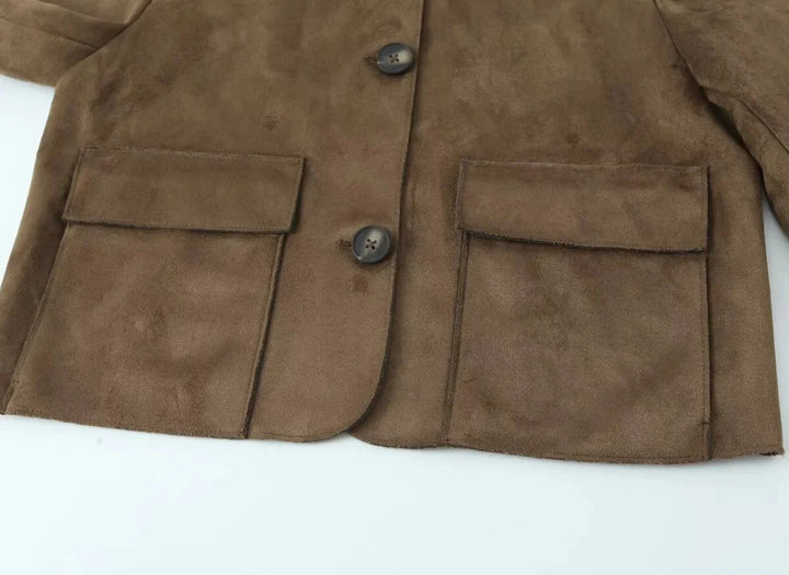 Drune | Wildleder Blazerjacke