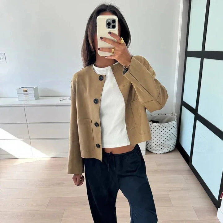 Drune | Jacke Weiches Wildleder