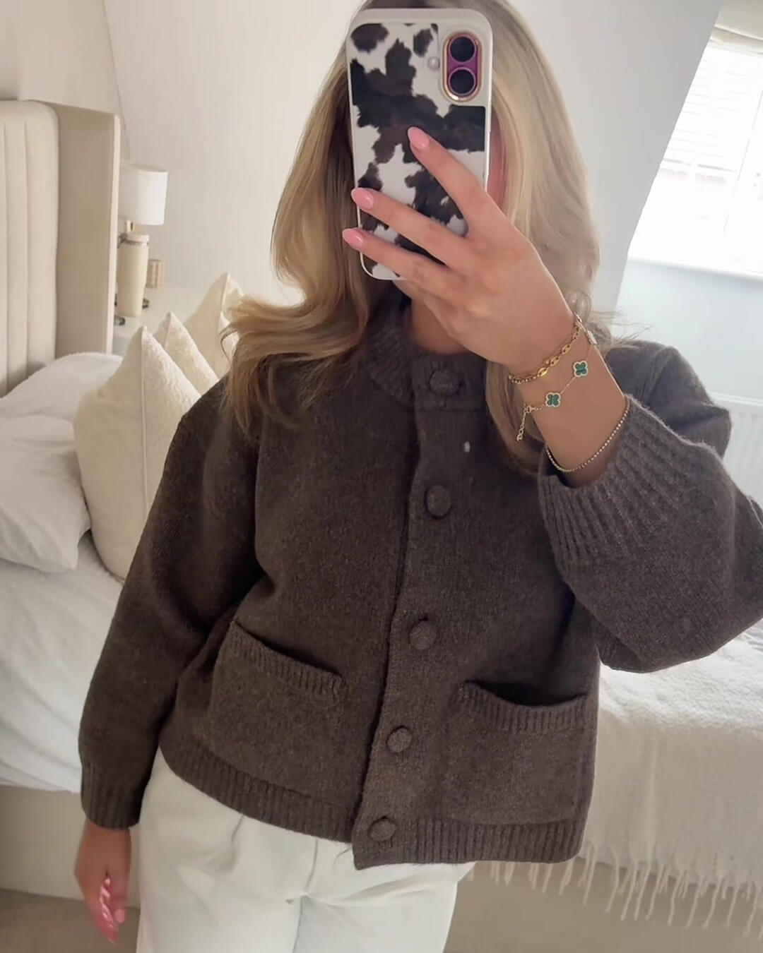 Drune | Dick gestrickte Strickjacke