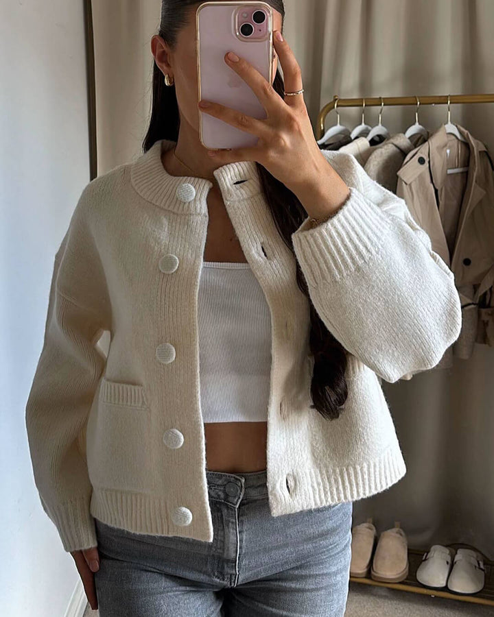 Drune | Dick gestrickte Strickjacke