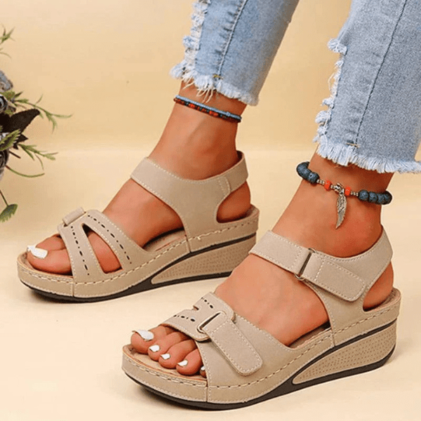 Drune | Orthopädische Komfortable Damen Sandalen