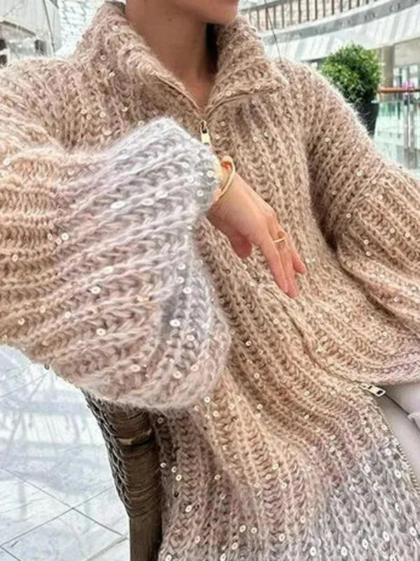 Drune | V-Ausschnitt Strickjacke Pullover