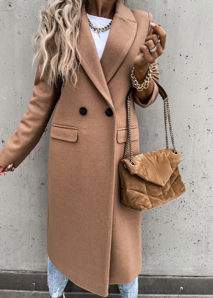 Drune | Winterjacke für Damen - langer Mantel mit klassischem Stil