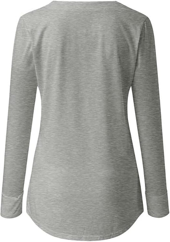 Drune | Lässiges T-Shirt für Damen mit Reißverschluss und Rundhalsausschnitt