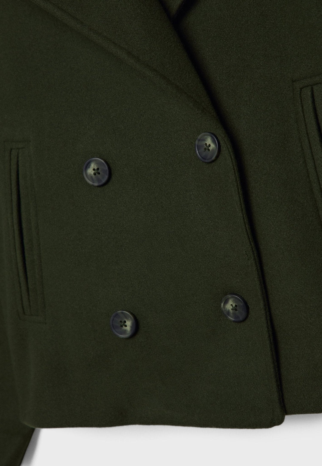 Drune | Moderne Cropped Jacke Doppelreiher