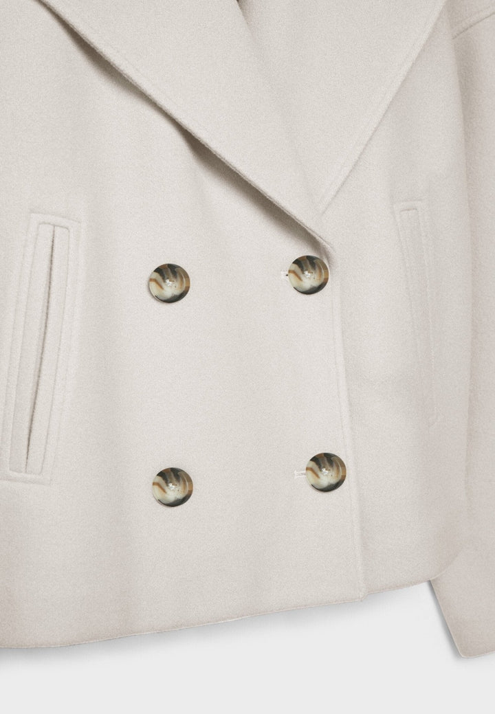 Drune | Moderne Cropped Jacke Doppelreiher
