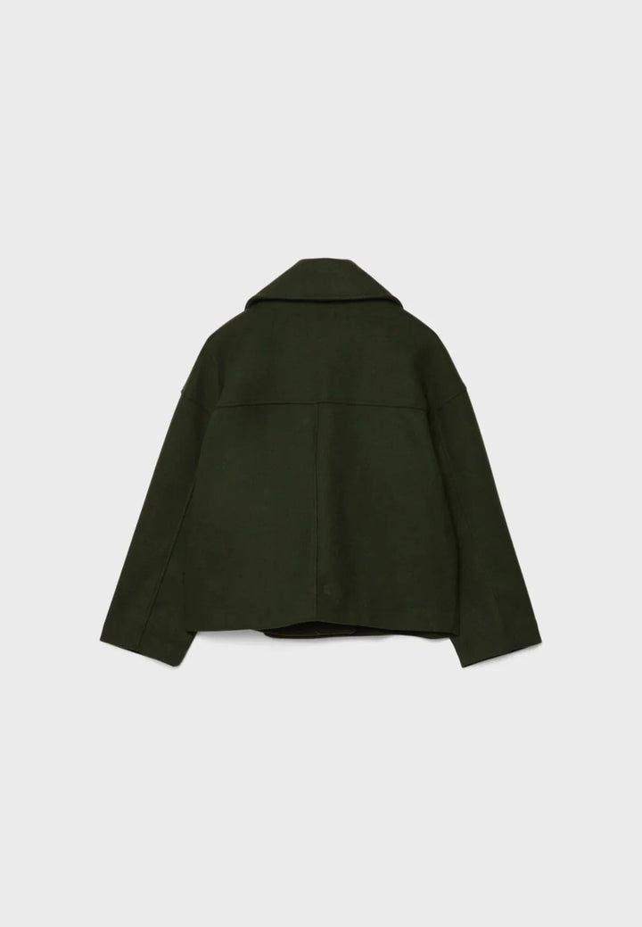 Drune | Moderne Cropped Jacke Doppelreiher
