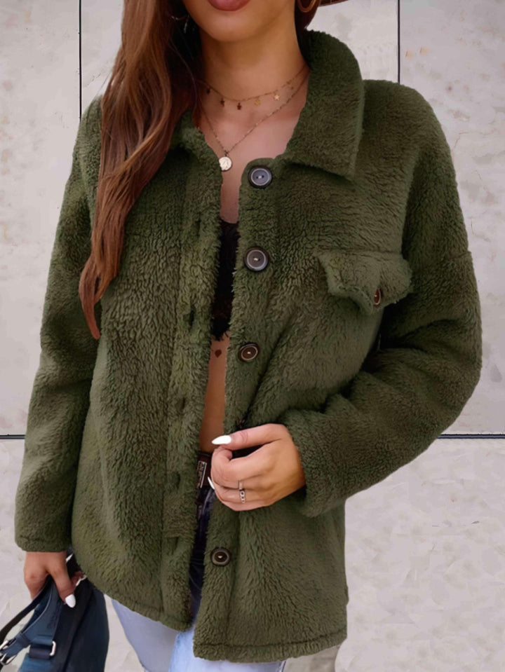 Drune | Modische Winterjacke mit Knöpfen