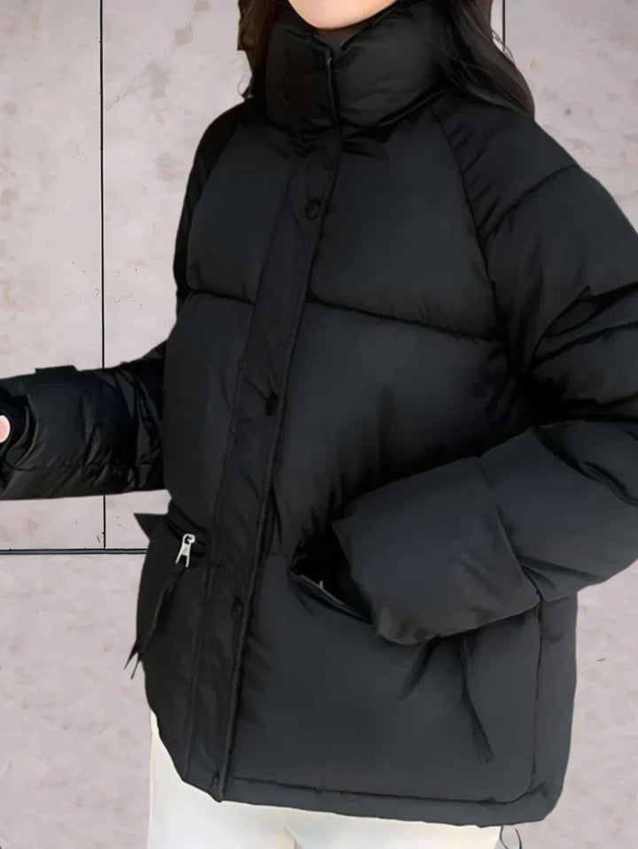 Drune | Parka-Jacke mit Stehkragen und Doppeltem Verschluss