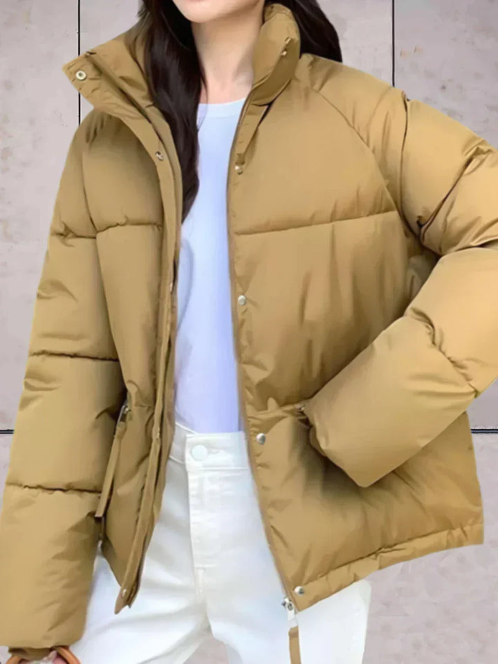 Drune | Parka-Jacke mit Stehkragen und Doppeltem Verschluss