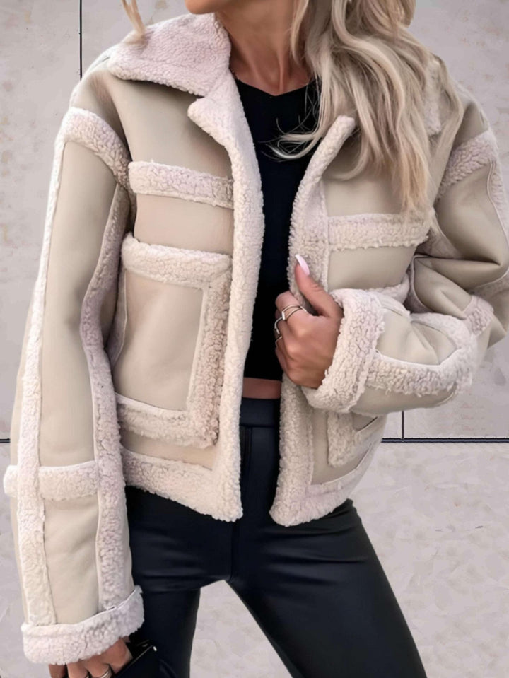 Drune | Shearling Jacke - Luxe PU-Mischung - Spandex-Komfort - Lässig Chic