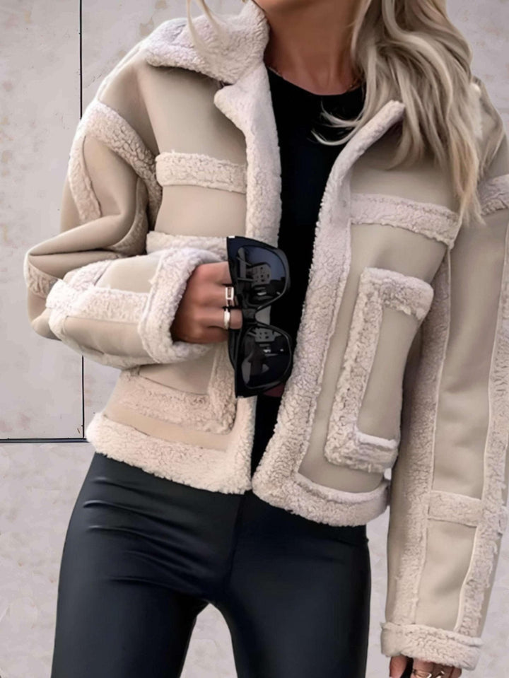 Drune | Shearling Jacke - Luxe PU-Mischung - Spandex-Komfort - Lässig Chic