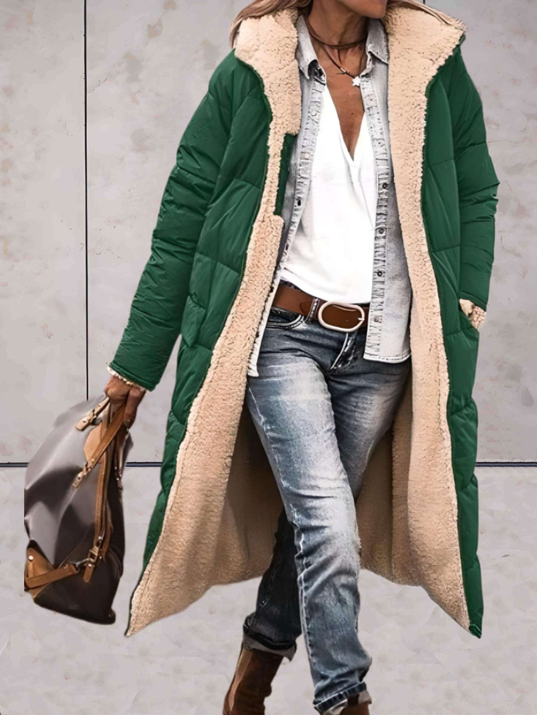 Drune | Bequeme Wendbare Winterjacke mit Weicher Fütterung