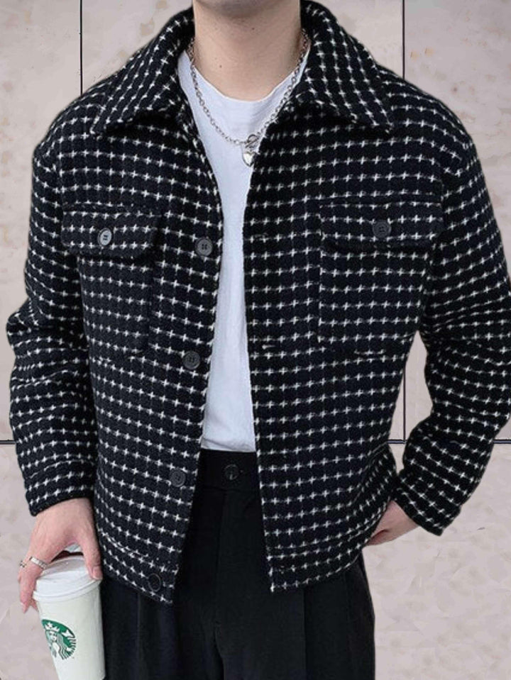 Drune | Lässige Modische Schwarze Jacke
