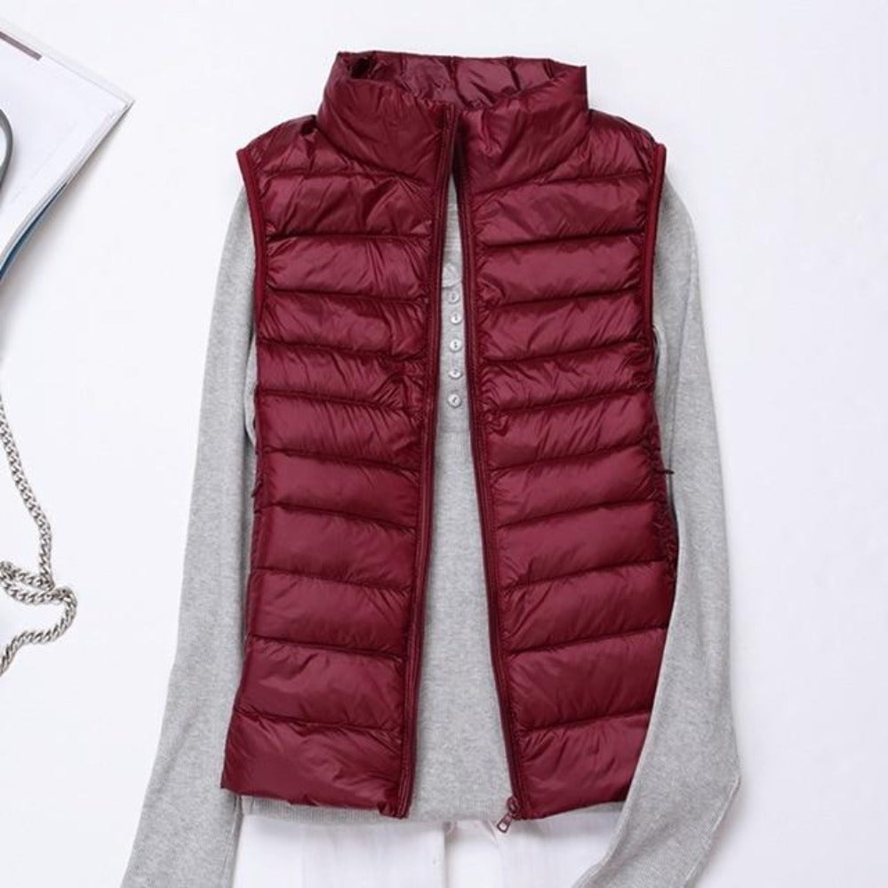 Drune | Ärmelloser Ultralight Daunen Warm Mantel