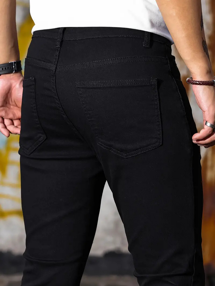 Drune | Herren Bequeme Slim Fit Jeans