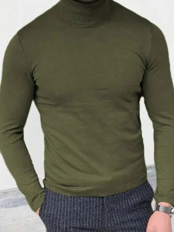 Drune | Fit Strickpullover Herren Rollkragenpullover