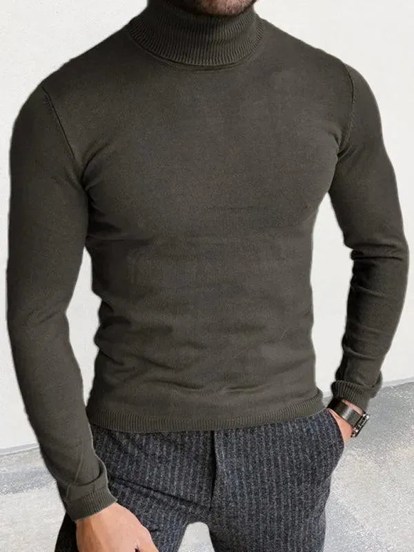 Drune | Fit Strickpullover Herren Rollkragenpullover