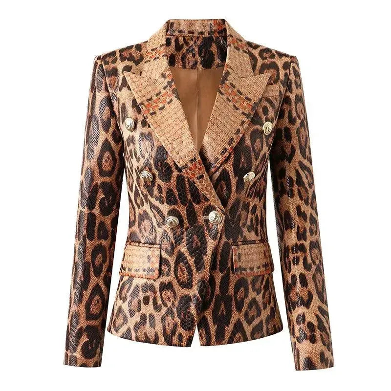 Drune | Slim Fit Bedruckte Damen Blazer