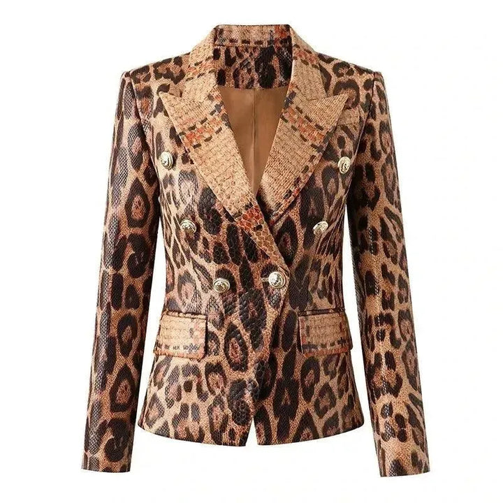 Drune | Slim Fit Bedruckte Damen Blazer