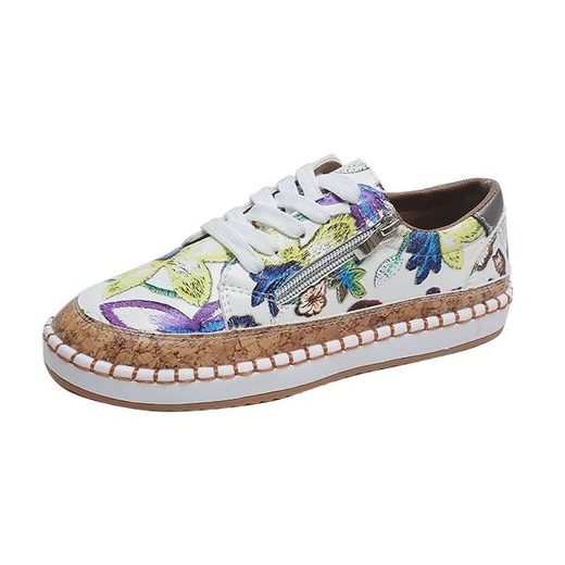 Drune | Blumendruck Schuhe Mit Ergonomischem Fußbett
